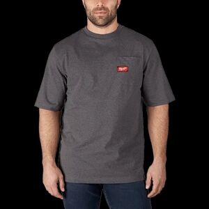 Milwaukee Tool Heavy Duty Pocket T-Shirt - Short Sleeve Gray